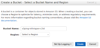 Creating a new S3 bucket